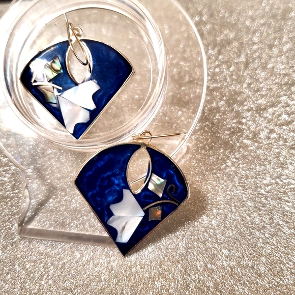 NEW Abalone Shell Earrings - Picture 1 of 2